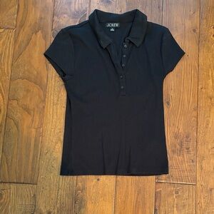 J.Crew Black Ribbed Knit Sweater